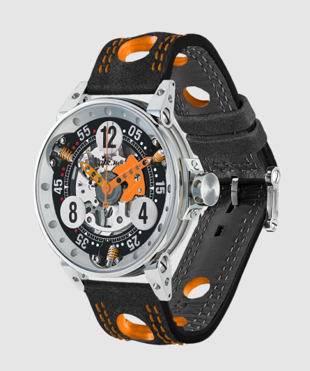 BRM Racing V6-44-SA Orange Skeleton Replica Watch